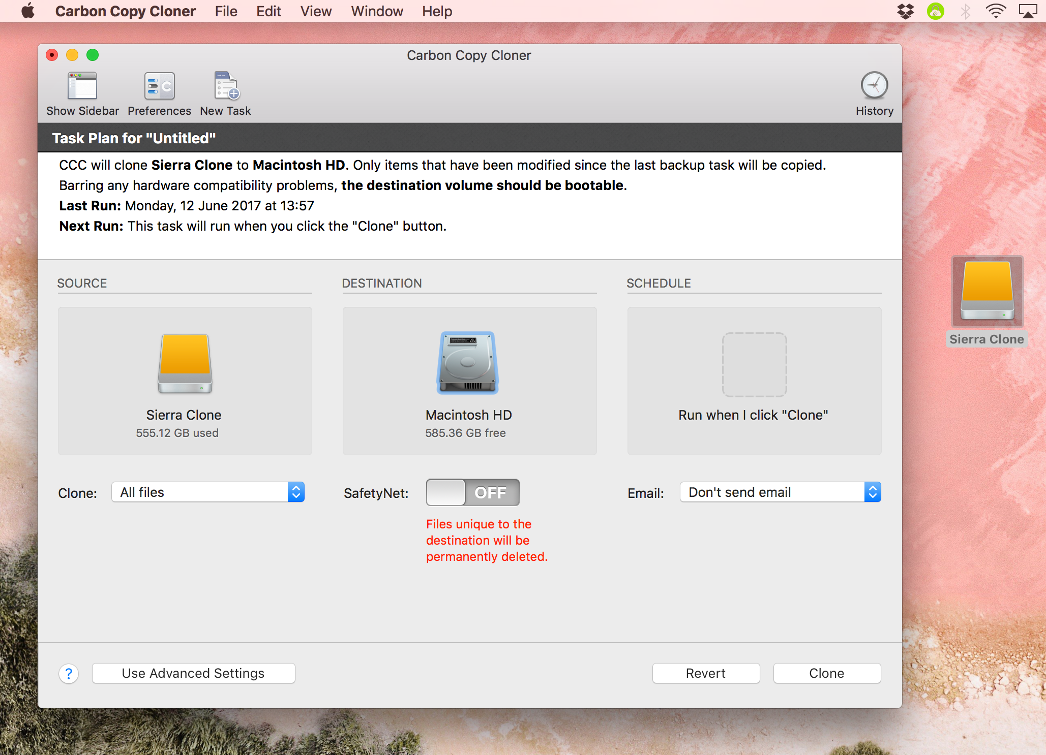 Macos high sierra backup software mac